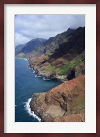 Aerial View Of Na Pali Coast, Kauai, Hawaii Fine Art Print
