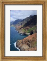 Aerial View Of Na Pali Coast, Kauai, Hawaii Fine Art Print