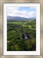 Aerial View Of Wailua River State Park, Kauai, Hawaii Fine Art Print