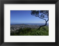 View from Tantalus Lookout Overlooking Honolulu, Oahu, Hawaii Fine Art Print