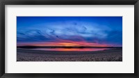 Autumn Sunset Over a Wheat Field in Southern Alberta Fine Art Print