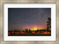The Perseid Meteor Shower and An Aurora Fine Art Print