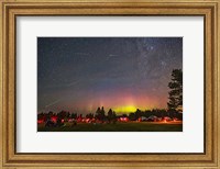 The Perseid Meteor Shower and An Aurora Fine Art Print