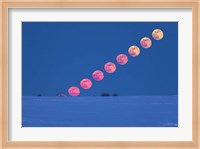 Rising of the Full Moon Over Alberta Fine Art Print