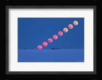 Rising of the Full Moon Over Alberta Fine Art Print