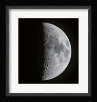 The 7 Day Old First Quarter Moon Fine Art Print