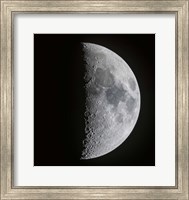 The 7 Day Old First Quarter Moon Fine Art Print