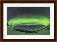 The Arc of the Auroral Oval Across the Northern Sky, in Churchill, Manitoba Fine Art Print