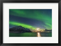 Auroral Curtains Along the Norwegian Coast Fine Art Print