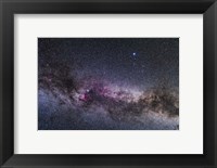 The Constellations of Cygnus and Lyra in the Northern Summer Milky Way Fine Art Print