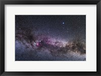 The Constellations of Cygnus and Lyra in the Northern Summer Milky Way Fine Art Print