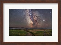 The Galactic Centre of the Milky Way at Grasslands National Park Fine Art Print