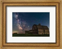 The Galactic Centre Area of the Milky Way Behind An Old Barn Fine Art Print