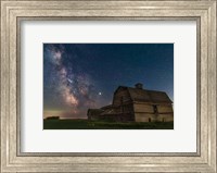 The Galactic Centre Area of the Milky Way Behind An Old Barn Fine Art Print