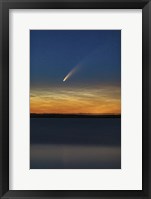 Comet NEOWISE With Noctilucent Clouds Above Deadhorse Lake Fine Art Print