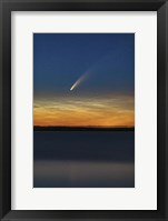 Comet NEOWISE With Noctilucent Clouds Above Deadhorse Lake Fine Art Print