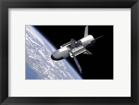 Artist's Concept of the NASA X-37B Spacecraft Fine Art Print