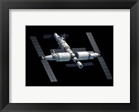 Chinese Space Station Tiangong 2022, Complete View Fine Art Print