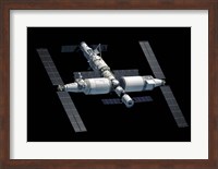 Chinese Space Station Tiangong 2022, Complete View Fine Art Print