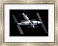 Chinese Space Station Tiangong 2022, Complete View Fine Art Print