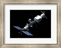 Lunar Gateway Space Station Concept, Complete View Fine Art Print