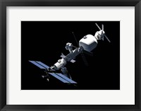 Lunar Gateway Space Station Concept, Complete View Fine Art Print