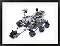 Perseverance Mars Rover On White Background Fine Art Print