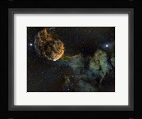 The Jellyfish Nebula, a Supernova Remnant in Gemini Fine Art Print