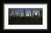 Panorama View of Wat Mahathat With Milky Way Visible in Sky, Thailand Fine Art Print