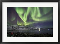 Aurora Borealis Dances Above the Arctic Ocean From Teriberka, Murmansk, Russia Fine Art Print