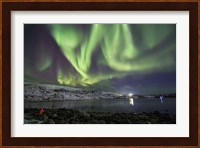 Aurora Borealis Dances Above the Arctic Ocean From Teriberka, Murmansk, Russia Fine Art Print