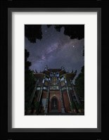 The Milky Way Appears Above An Ancient Temple Fine Art Print