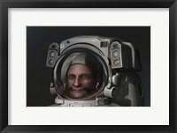 3D Model of An Astronaut in An EVA Space Suit Fine Art Print