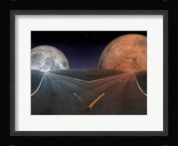 The Future of Space Exploration: To the Moon Or Mars? Fine Art Print