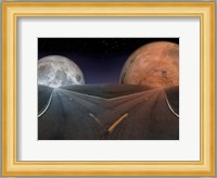The Future of Space Exploration: To the Moon Or Mars? Fine Art Print
