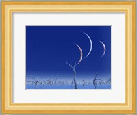 Three Planets Rise Over the Deadlands Fine Art Print