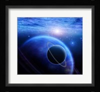 Atmosphere and Planets in Open Space Fine Art Print