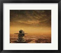 Venera 14 Lander Rests Silently On the Landscape of Venus Framed Print