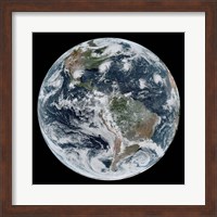 A Loose Chain of Tropical Cyclones Lined Up Across the Western Hemisphere Fine Art Print