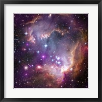 Young Stars in the Small Magellanic Cloud Fine Art Print