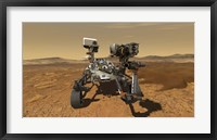 Artist's Concept of the Perseverance Rover Operating On the Surface of Mars Fine Art Print