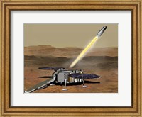 How the Mars Ascent Vehicle Could Be Launched From the Surface of Mars Fine Art Print