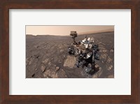 Curiosity's Selfie at the Mary Anning Location On Mars Fine Art Print