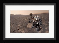 Curiosity's Selfie at the Mary Anning Location On Mars Fine Art Print