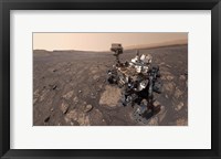 Curiosity's Selfie at the Mary Anning Location On Mars Fine Art Print