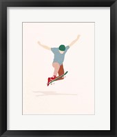 Skate Non-Comply Framed Print