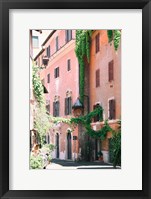Pink Buildings in Rome Fine Art Print