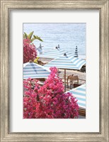 Pink White and Blue on The Riviera Fine Art Print
