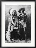Buffalo Bill and Sitting Bull in 1897 Fine Art Print