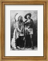 Buffalo Bill and Sitting Bull in 1897 Fine Art Print